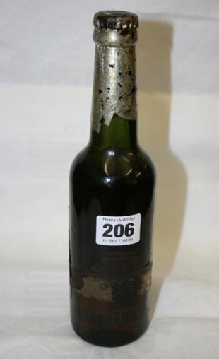 The bottle of beer that survived the Hindenburg disaster.  Photo from This is Wiltshire