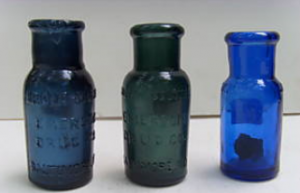 Colors of Bromo Seltzer bottles