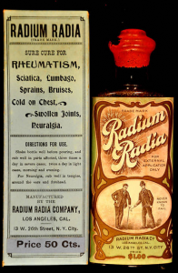 the colorful and valuable Radium Radia bottle