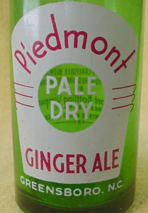 Piedmont Ginger Ale ACL soda 